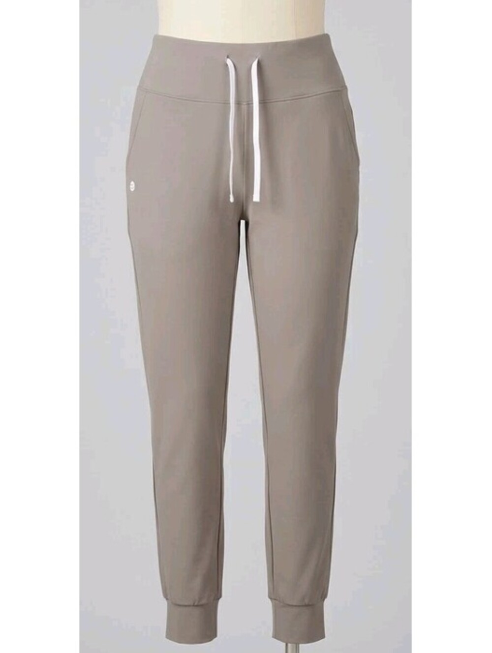 Gradual Women Joggers Pants SZ 2XL Taupe Khaki Athletic Sweatpants High Rise 466